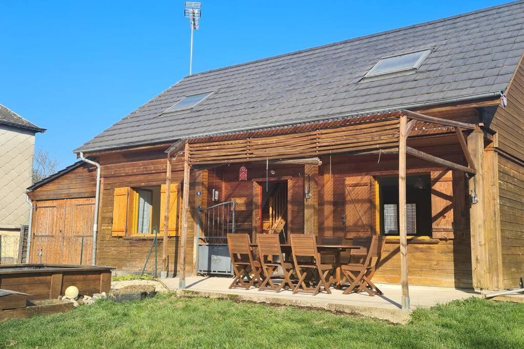 Chalet Antlana Maison Chaleureuse Signy-lʼAbbaye Exterior foto